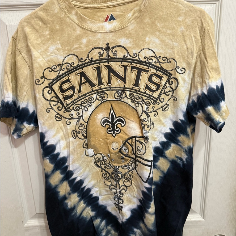 Vintage New Orleans Saints Tie-Dye AOP T-Shirt